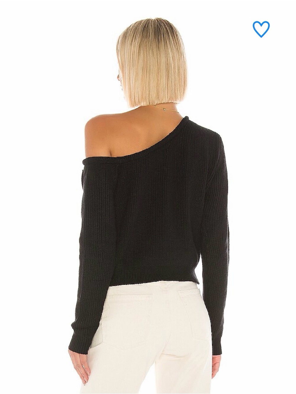 SUPERDOWN Ravie One Shoulder Sweater - Picture 3 of 5